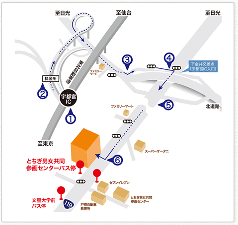 所在地・アクセス方法